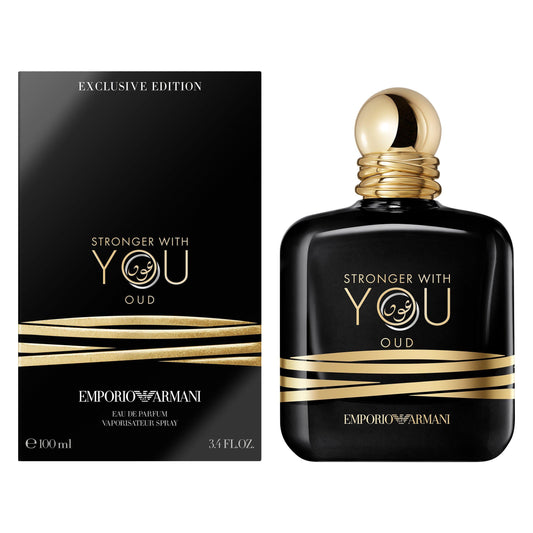 Emporio Armani Stronger With You Oud Eau De Parfum For Men 100Ml (With Box)