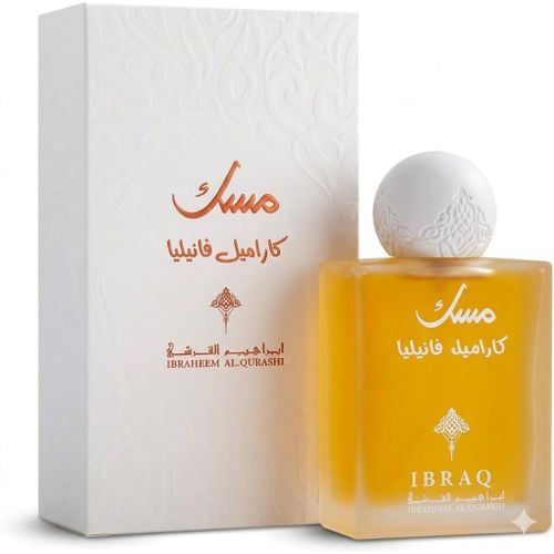 Musk Caramel Vanilla – Ibrahim Al Qurash unisex 75ml (with box)