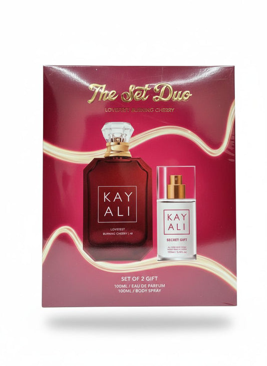 KAYALI Lovefest Burning Cherry | 48 COLLECTION 100ML+100ML Spray for women