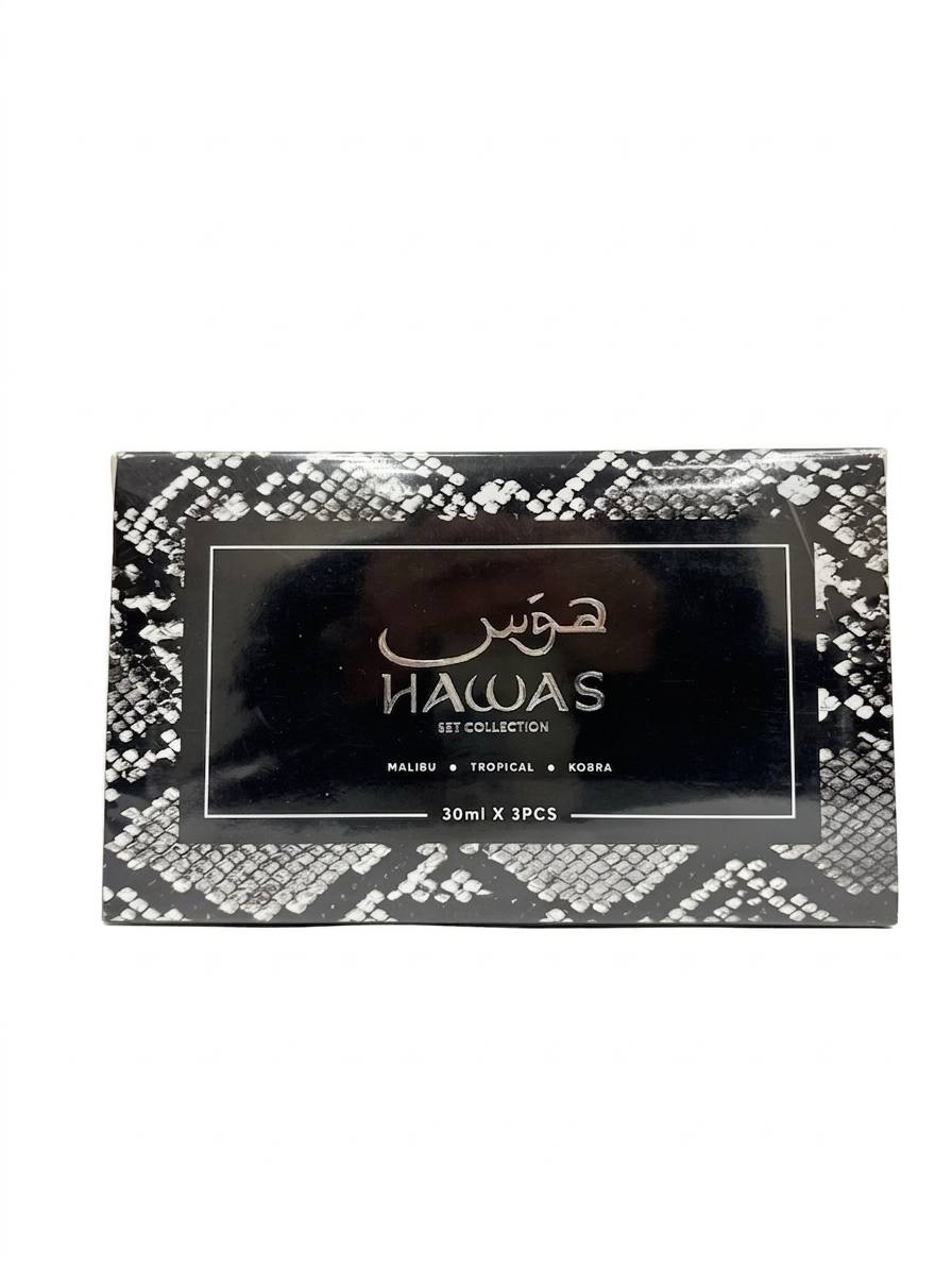 COLLECTION HAWAS KOBRA 3*30ML for men