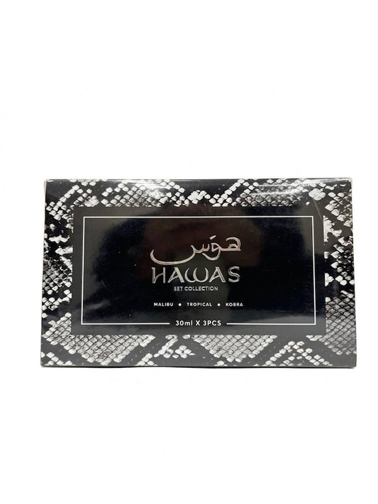 COLLECTION HAWAS KOBRA 3*30ML for men