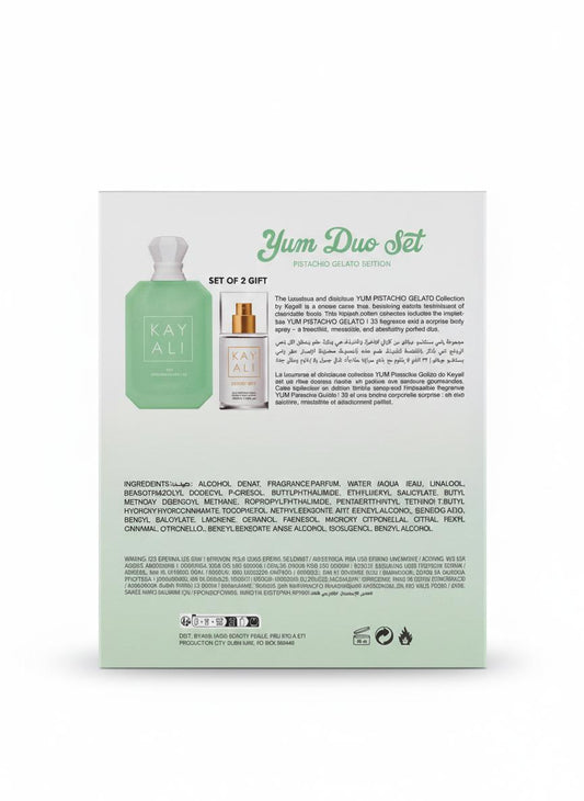 KAYALI Yum Pistachio Gelato | 33 COLLECTION 100ML+100ML SPRAY for women